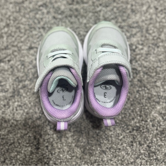 Athletic Works Baby Girl Mesh Jogger Sneakers Size 3 - Picture 2 of 6